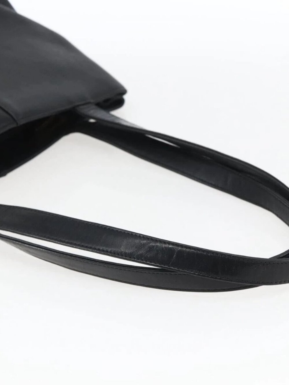 BURBERRY Tote Bag Leather Black Gold - Picture 8 of 16